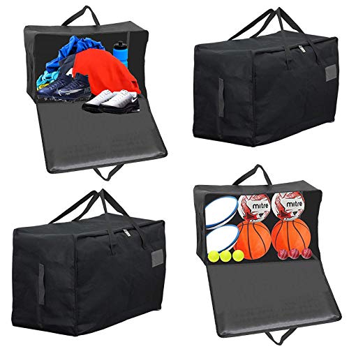 Extra Large Canvas Fabric Sports Kit Football Balls Rugby Hockey Cricket Tennis Storage Bag