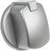 Control Knob Switch Button for INDESIT FIM Cooker Oven Pack of 2 (Silver/INOX)
