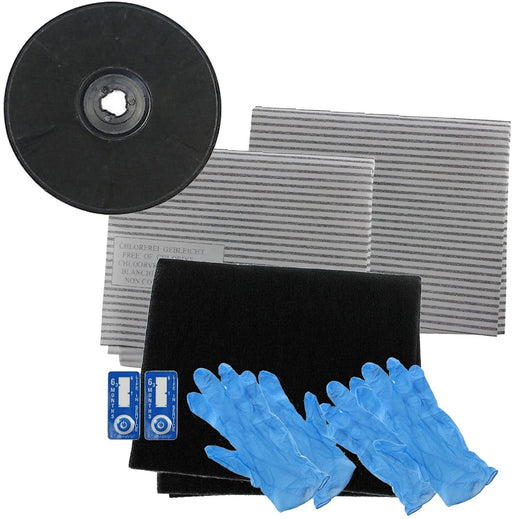 Filter Kit for Ariston Cooker Hood / Extractor Vent Carbon Charcoal & Grease EFF57 Type (230 x 20 mm)