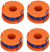 2.5m Line & Spool for MACALLISTER MGTP18Li Strimmer Trimmer (Pack of 4)