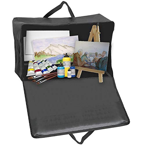 Extra Large Canvas Arts & Crafts Painting Drawing Organiser Storage Bag