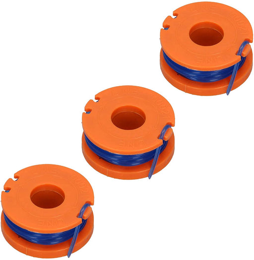 2.5m Line & Spool for MACALLISTER MGTP18Li Strimmer Trimmer (Pack of 3)