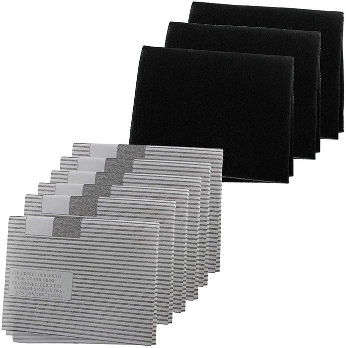 Cooker Hood Filter Kit for BOSCH Vent Extractor Fan (6 x Grease + 3 x Carbon Filters)