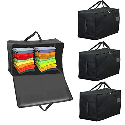 Extra Large Canvas Fabric Clothes Shoes Wardrobe Organiser Storage Bag