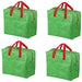 Large Organiser Storage Bag (Pack of 4, Green, 50L)