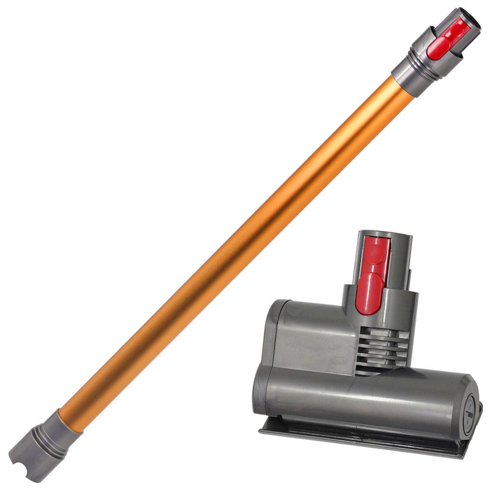 Vacuum Mini Motorised Turbine Brush for Dyson V8 SV10 + Orange Rod Wand Tube