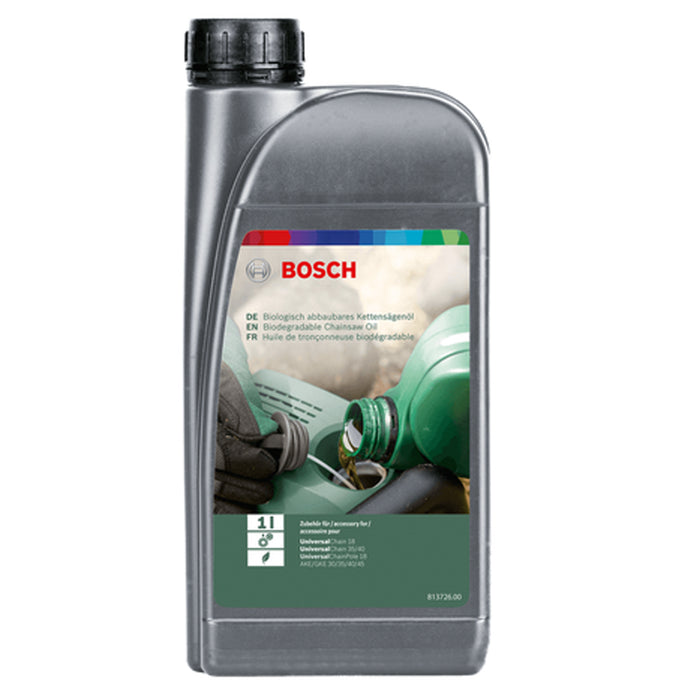 Bosch Qualcast Chainsaw Chain Saw Oil Lubricant 1 Litre Bottle 2607000181