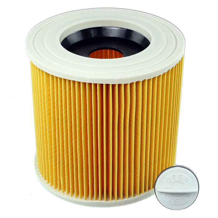 Premium Filter Cartridge for KARCHER A2656 A2674 A2675 A2676 A2901 Vacuum Cleaner (Pack of 2)