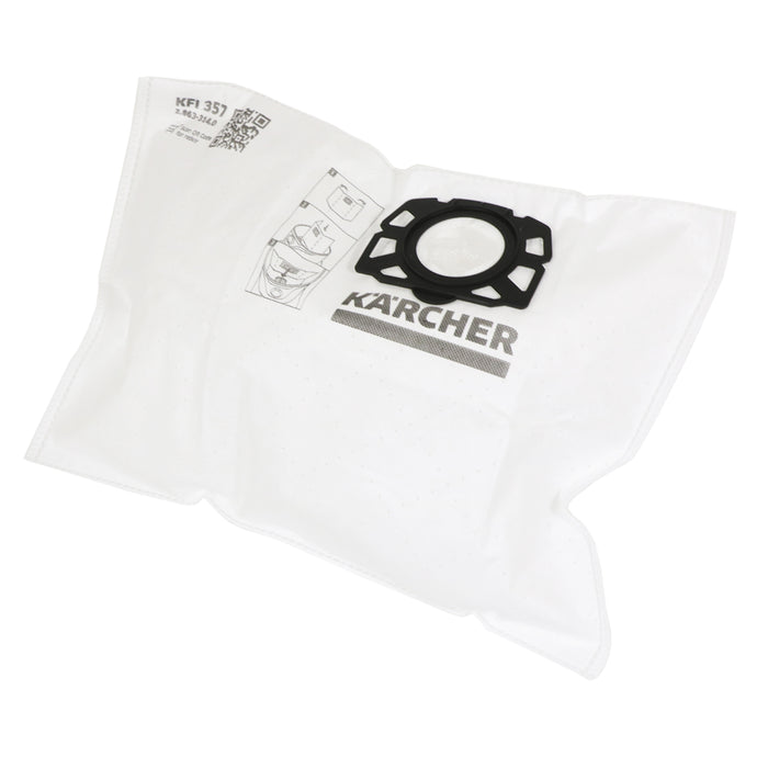 KARCHER Bags WD 3 SE 4001 Fleece Filter Vacuum Dust Bag KFI 357 Pack of 4 2.863-314.0 28633140
