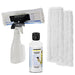 Universal Spray Bottle Kit + Vac Pads/Cloth Covers for All Window and Glass Cleaning + 500ml Detergent Solution