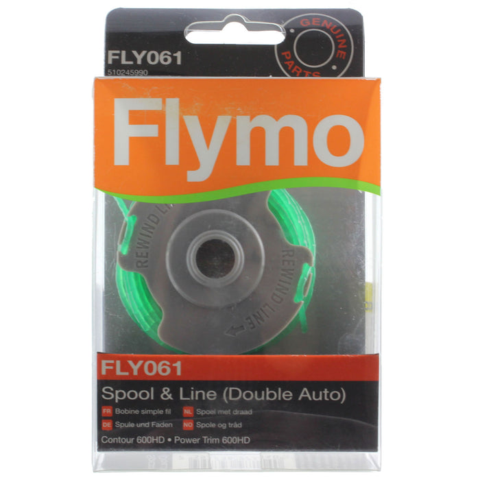FLYMO Strimmer Spool Line 2mm Double Auto FLY061 Power Trim Contour 600HD