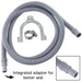 Water Fill Pipe & Drain Hose Extension Kit for Miele Washing Machine Dishwasher (2.5m, 18mm / 22mm)