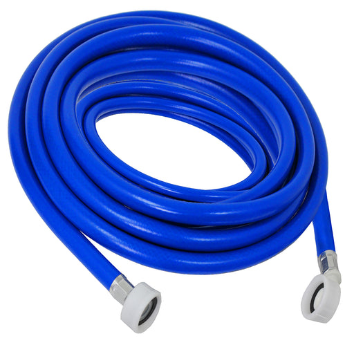 Universal 5m Cold Water Fill Hose for Dishwasher & Washing Machine (Extra Long 5 metres, Blue)