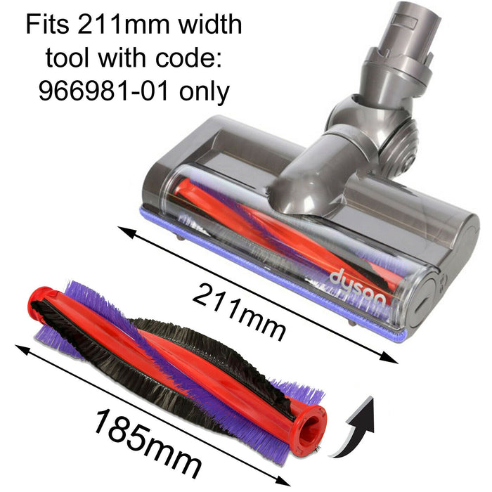 Brushroll 185mm for Dyson DC62 V6 SV03 Flexi Vacuum Cleaner Brush Roller Bar