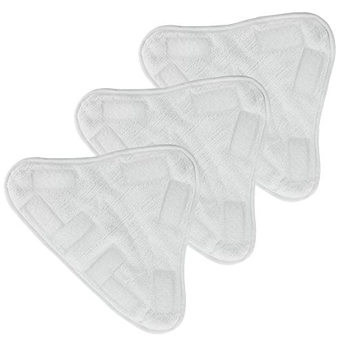 Microfibre Washable Cleaning Pads for Holme HSM2001 Steam Cleaner Mop Pack of 3