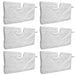 Microfibre Cover Pocket Pads for Shark Steam Cleaner Mop S3502, S3601, S3701 (Pack of 6)