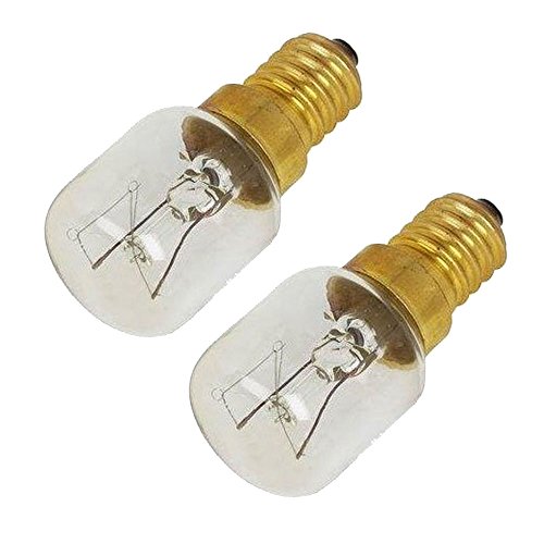 Pygmy Light Bulb Lamp for Cannon Oven Cooker Pack of 2 (15w, SES, E14)