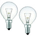 Oven Cooker Light Bulb for Frigidaire E14 SES 40w 300° (Pack of 2)