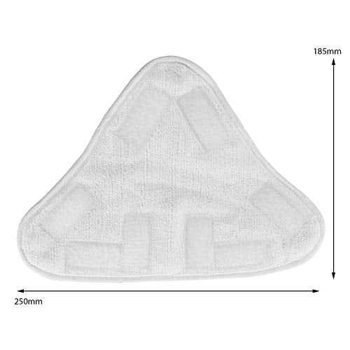 Microfibre Washable Cleaning Pads for Holme HSM2001 Steam Cleaner Mop (Pack of 3) 185mm x 250mm
