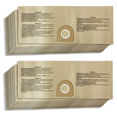 Vacuum Cleaner Bags compatible with VAX PRO V100 Powa Rapide 6131T 6151F 6151T BAG120 7131 6121 (Pack of 20)