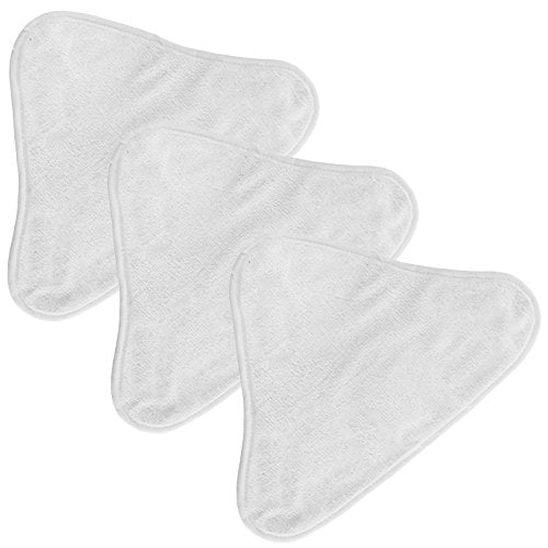 Microfibre Washable Cleaning Pads for Holme HSM2001 Steam Cleaner Mop (Pack of 3) 