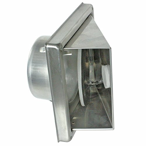 Stainless Steel Cowled Wall/Ceiling Extractor Vent..
