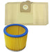 10 Bags & Filter Compatible with LIDL PARKSIDE Vacuums PNTS 1250 1300 A1 1400 B1 1500