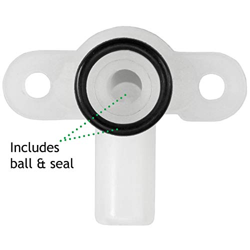 Pressure Relief Device PRD with Rubber O-Ring Ball Valve Compatible with Triton Electric Shower