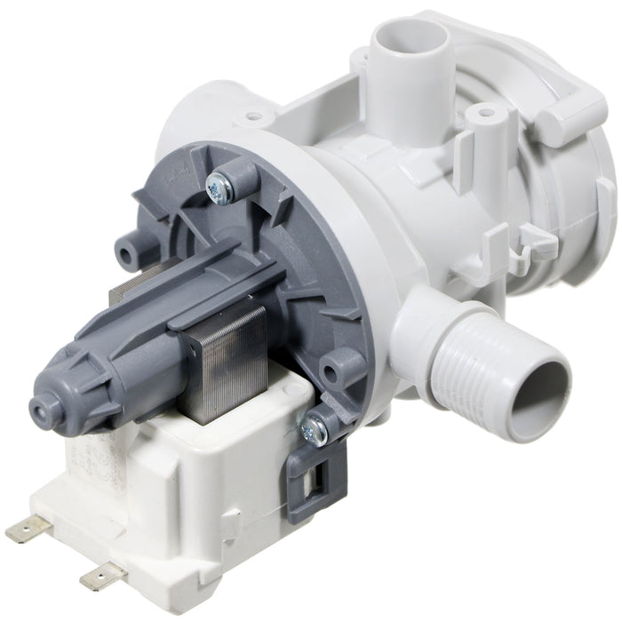 Drain Pump + Filter compatible with WHITE KNIGHT Washing Machine WM105M WM105MA