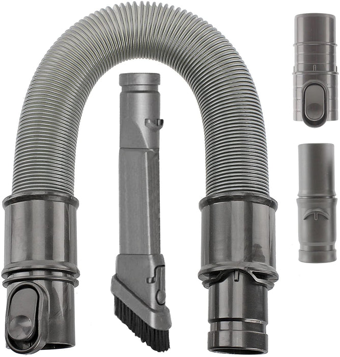 Universal Compact Extension Hose & Adaptors Kit for All Main Models of Dyson Vacuum Cleaner + Combination Crevice Brush Tool