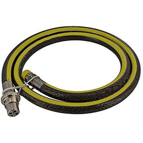 UNIVERSAL Oven Cooker Gas Supply Hose Pipe (5ft 1/2 inch, Straight Bayonet, BS EN14800 CE)
