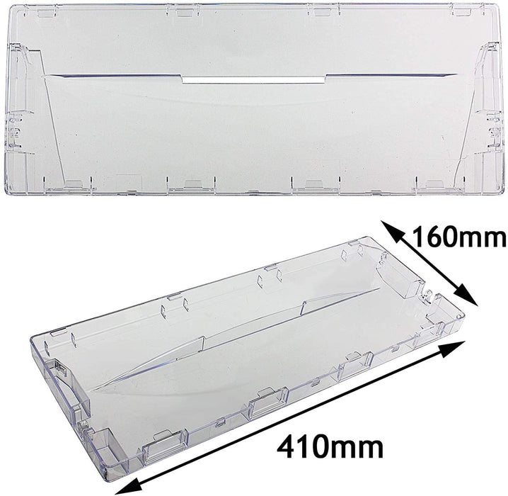 Plastic Drawer Flap Front Handle for HOTPOINT Fridge Freezer (Pack of 2)