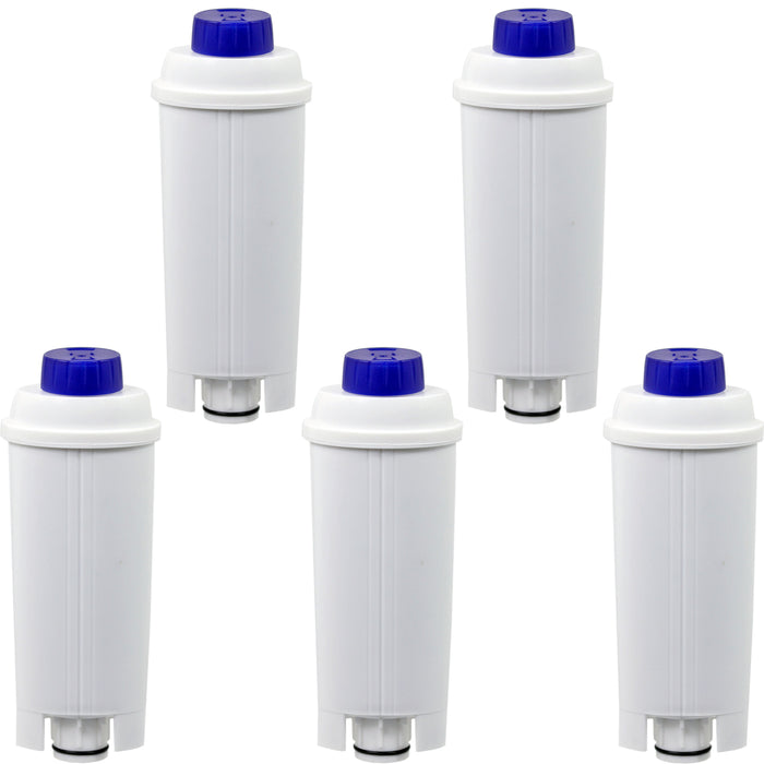 Water Filter for DELONGHI Coffee Machine DLS C002 SER3017 Combi BCO410 BCO415 BCO420 (Pack of 5)