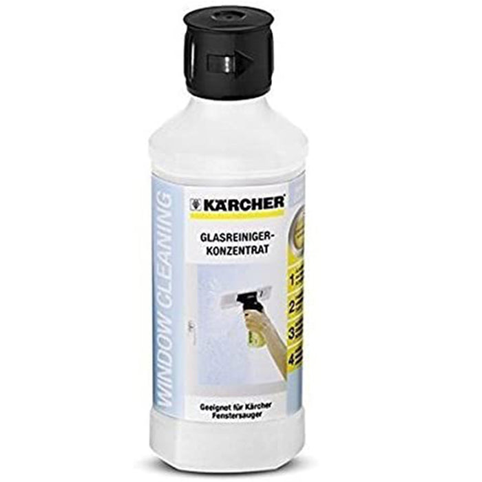 Cloth Pads + Cleaning Fluid for KARCHER Window Vac Vacuum - 2 x Pads + 500ml