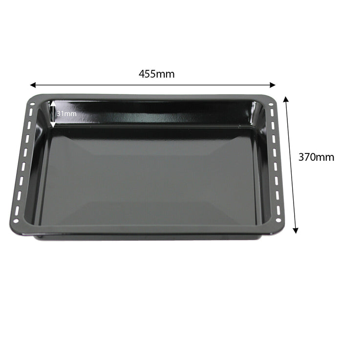 Large Oven Tray for AEG ELECTROLUX ZANUSSI Oven Cooker Pan Base 455 mm x 370 mm