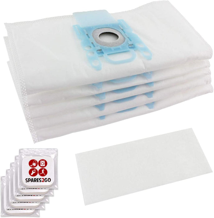 Dust Bags for SIEMENS Vacuum Cleaners Cloth Multi Layer (Pack of 5 + Filter) + 5 Fresheners Tabs