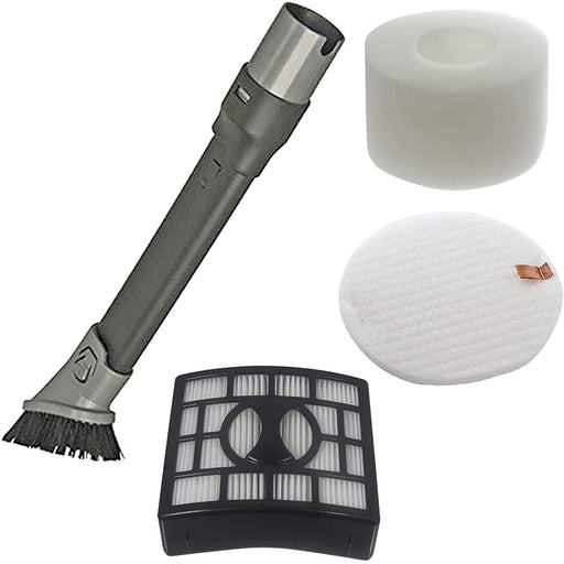 HEPA Filter Kit for Shark NV680 Vacuum + 2-in-1 Crevice Brush Cleaning Tool
