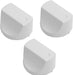 Control Knob Switch for HOTPOINT Oven Cooker White (Pack of 3)