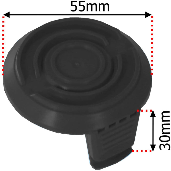 Line Spool & Cover for QUALCAST CGT183A CGT18LA1 CGT36LA Strimmer Trimmer (Pack of 2)