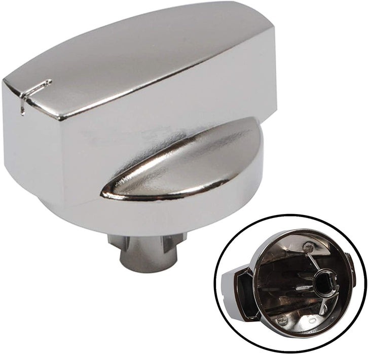 BELLING Oven Cooker Knob Function Control Switch 444445412 444445413 1000DF (Silver/Chrome)