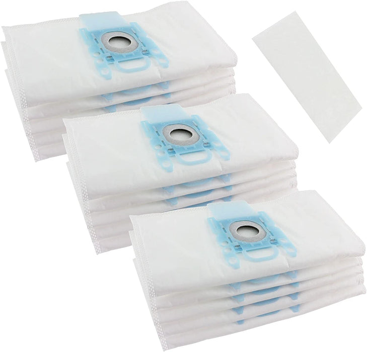 Dust Bags for BOSCH BSG6 BSG7 GL30 Vacuum Cleaners Cloth Multi Layer (Pack of 15 + 3 Filters)