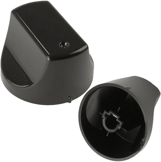 Black Control Switch Knobs for HOTPOINT Oven Cooker (Pack of 2)
