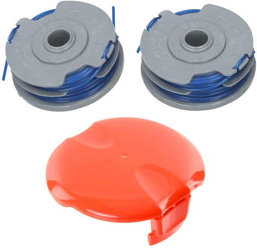 Twin Line and Spool Cover for Flymo Strimmer/Trimmer (Pack of 2 Lines)