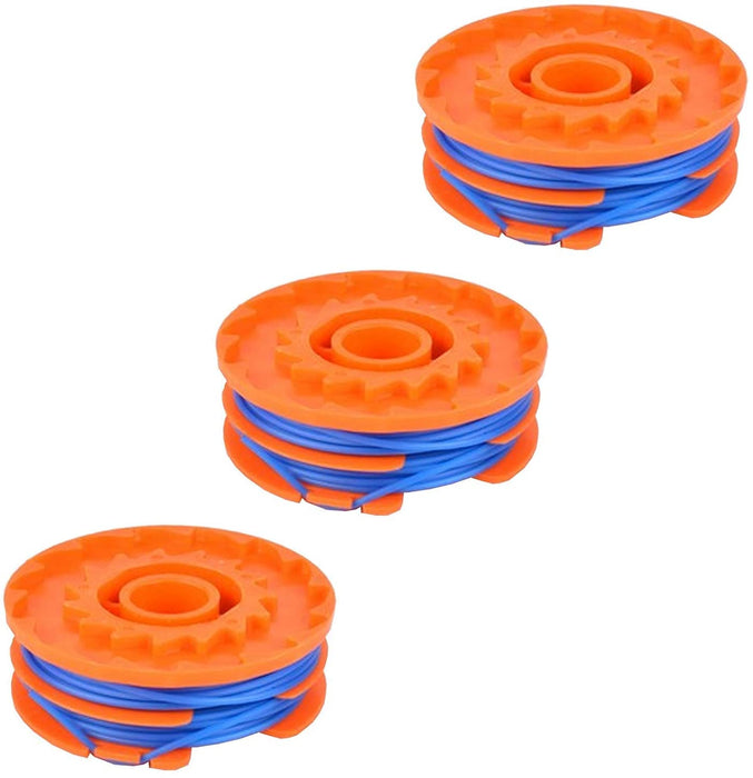 5m Twin Line & Spool for Qualcast Trimmer Strimmer (Pack of 3)