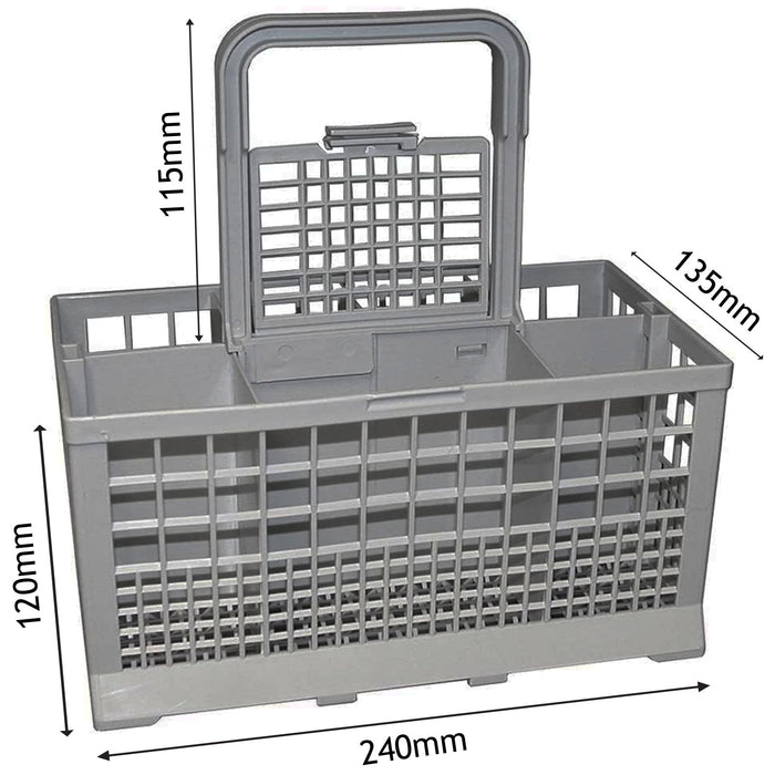Dishwasher Cutlery Basket for KENWOOD with Detachable Handle (240mm x 135mm x 235mm)