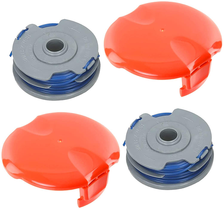 Twin Line and Spool Cover for Flymo Strimmer/Trimmer (Pack of 2 Lines & Spools)