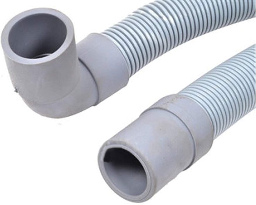 Universal Drain Hose with Right Angle End for Dishwashers (2.5m, 19mm / 21mm)