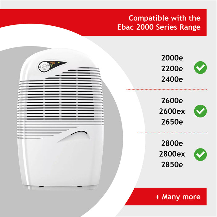 Carbon Filter compatible with Ebac 2000 Series 2800e 2800ex 2850e Dehumidifier
