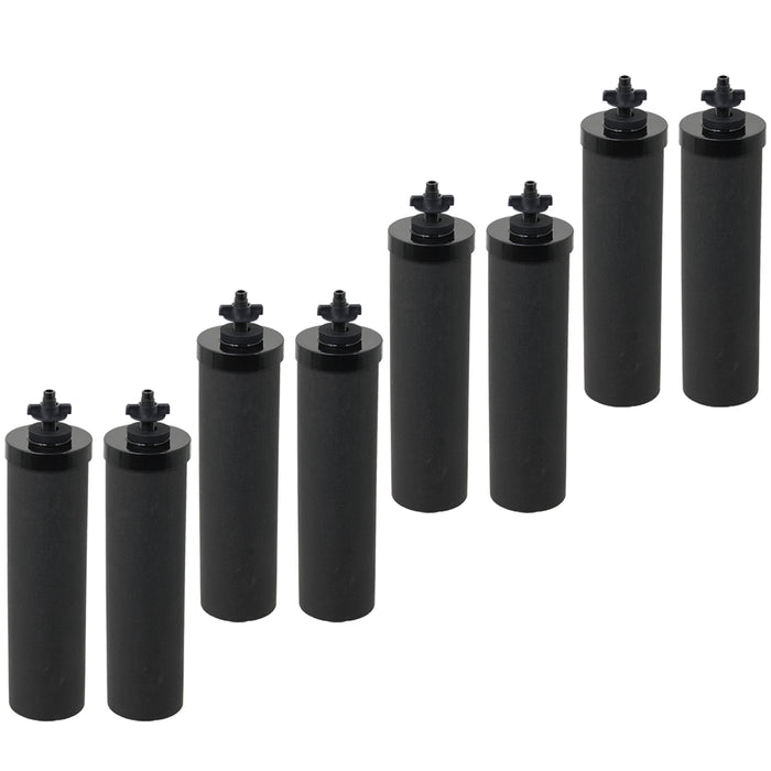 Water Filter Element for Berkey Purification System Cartridge Filters Black x 8