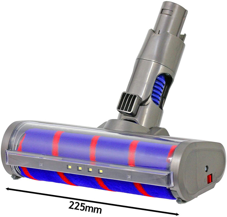 Soft Roller Brush Head Hard Floor Turbine Tool + Trigger Lock for DYSON V6 Vacuum Cleaner